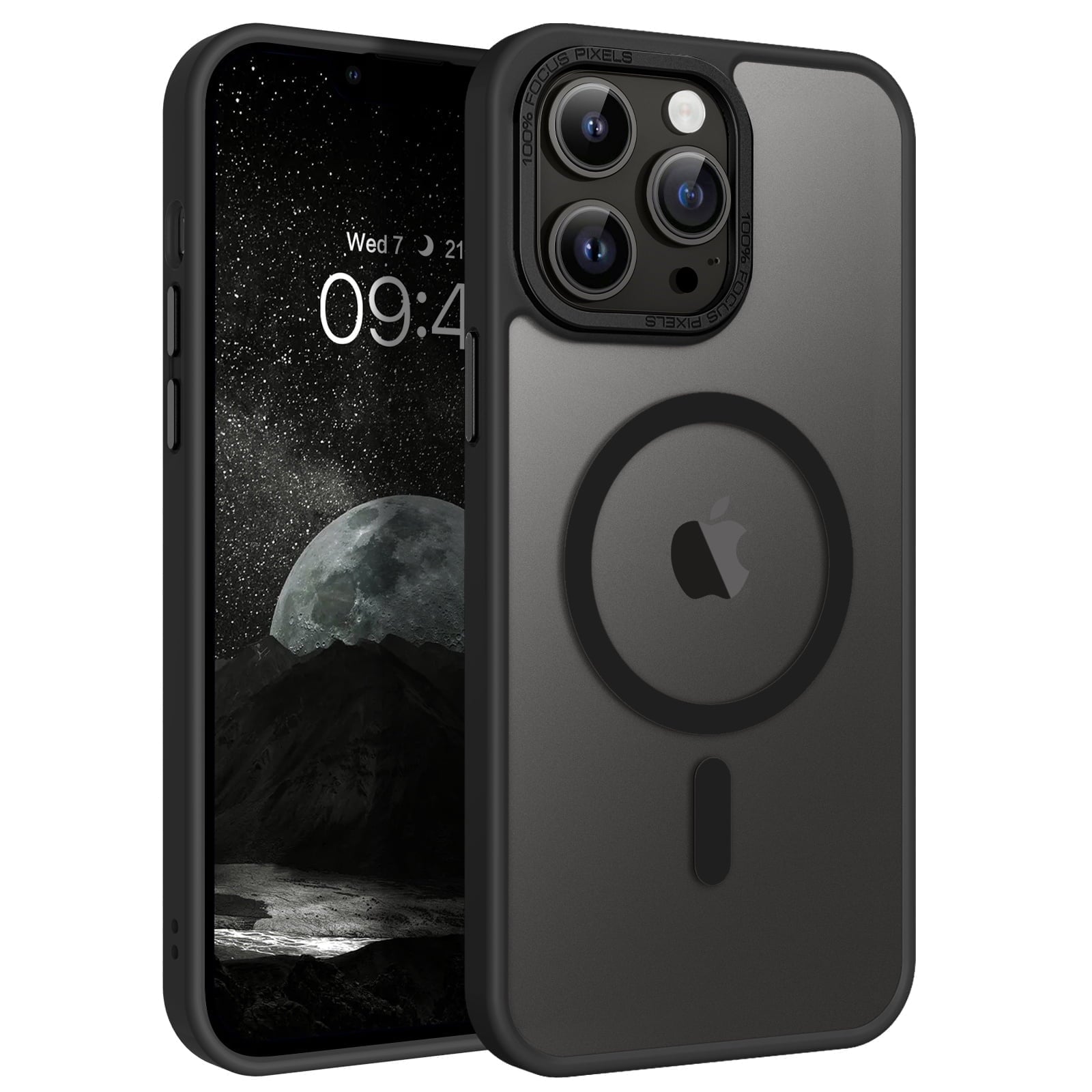 BENTOBEN Case for Iphone 13 Pro Compatible with Mag-Safe 6.1" Tpu Magnetic Shockproof Cover Black