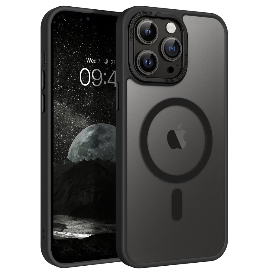 BENTOBEN Case for Iphone 13 Pro Compatible with Mag-Safe 6.1" Tpu Magnetic Shockproof Cover Black