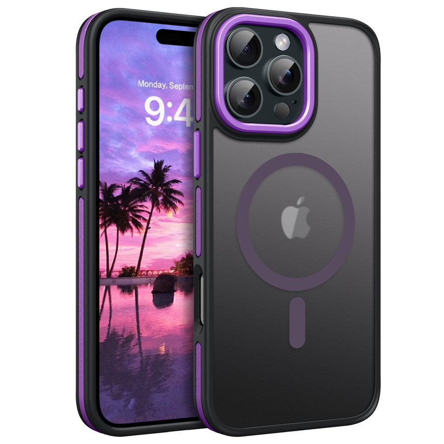 BENTOBEN Case for iPhone 16 Pro Max 6.9", iPhone 16 Pro Max Magnetic Case Compatible with Magsafe Slim Translucent Matte Shockproof Protective Cover