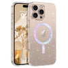 BENTOBEN Magnetic Case for iPhone 16 Pro, 6.3 inch Clear Glitter Crystal Compatible with Mag-Safe Shockproof Sparkly Cute Protective Cover