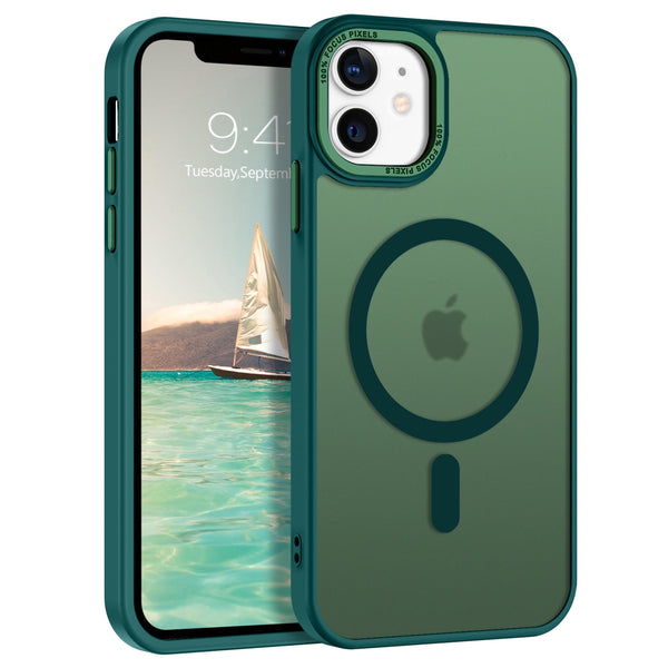 BENTOBEN iPhone 11 Case Slim Translucent Matte Magnetic Case Tpu Sho