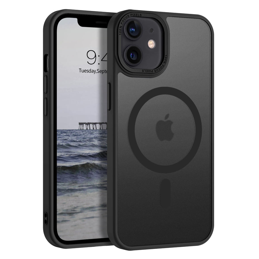 BENTOBEN Case for iPhone 12/12 Pro, 6.1" Slim Translucent Matte Magnetic Shockproof Protective Anti Slip Cover