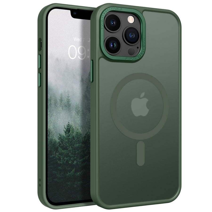 BENTOBEN Case for iPhone 13 Pro Compatible with Mag-Safe, 6.1" Tpu Magnetic Car Mount Support, Anti-Fingerprint Shockproof Protective Cover for iPhone 13 Pro 6.1 inch