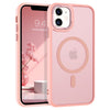 BENTOBEN Case for iPhone 11 6.1" Slim Translucent Matte Magnetic Shockproof Protective Cover, Pink