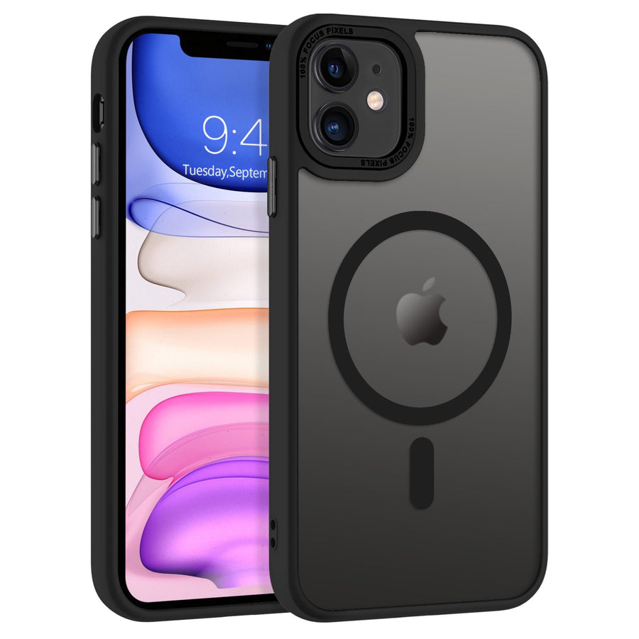 BENTOBEN iPhone 11 Case Compatible with Mag-safe , 6.1" Hard Pc Soft Tpu Wireless Charging Translucent Matte Back Shockproof Anti-Scratch Anti-Yellow Protective Magnetic iPhone 11 Case
