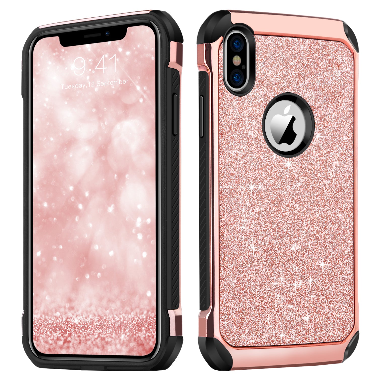 BENTOBEN iPhone X/10 Case, iPhone XS (2018) Shockproof Glitter Sparkle