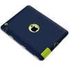 BENTOBEN Heavy Duty Rugged Shock-Absorption/High Impact Resistant Hybrid Three Layer Armor Full Body Protective Case Cover for iPad 2/3/4 Navy color - BENTOBEN