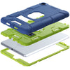 BENTOBEN 3 IN 1 Hybrid [Soft&Hard] Heavy Duty Rugged Stand  Cases for iPad Mini 4,Navy - BENTOBEN