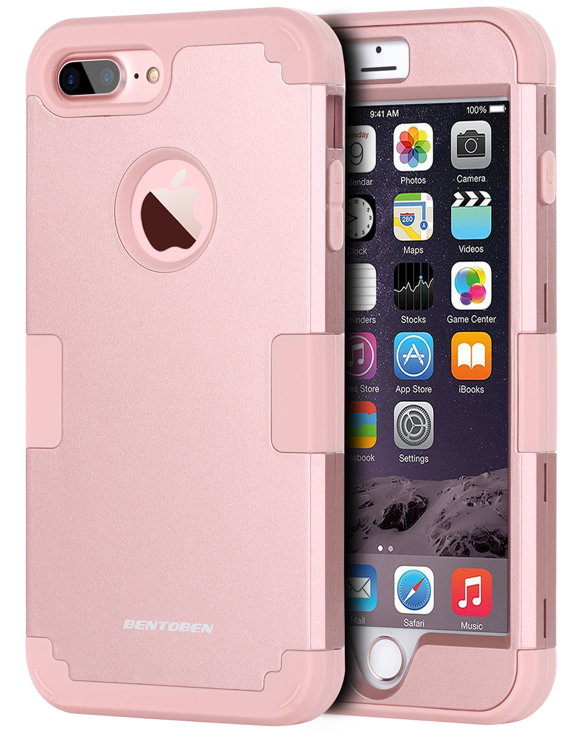 Apple iPhone 8 Plus / 7 Plus Material Protective Shockproof With