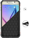 BENTOBEN 2 in 1 Luxury Glitter Bling Hybrid Slim Hard PC Cover  Shockproof Protective Case for Samsung Galaxy S6 G920, Rose Gold - BENTOBEN