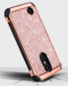 BENTOBEN  2 in 1 Faux Leather Protective Case for LG K20 Plus/LG K20 V/LG K20/LG K10/LG LV5, Rose Gold - BENTOBEN
