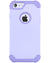 BENTOBEN 3 in 1 Shockproof Anti Slip Full-Body Protective Case for iPhone 6/6S-Purple
