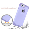 BENTOBEN 3 in 1 Shockproof Anti Slip Full-Body Protective Case for iPhone 6/6S-Purple - BENTOBEN