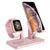 BENTOBEN Apple Watch Stand, Cell Phone Stand, 2 in 1 Universal Desktop Stand Holder for iPhone and Apple Watch Series 5/4/3/2/1 (Both 38mm/40mm/42mm/44mm), Rose Gold