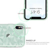 3D prism iPhone X Case-Mint Green - BENTOBEN