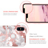 BENTOBEN Case for Apple iPhone XS 2018 / iPhone X / 10 Marble Design Dual Layer Heavy Duty Protective Shockproof Rugged Bumper Cute Girl Women Phone Case Cover for iPhone XS/X 5.8 Inch, Rose Gold/Pink - BENTOBEN